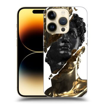 Etui na Apple iPhone 14 Pro - Gold - Black