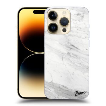 Etui na Apple iPhone 14 Pro - White marble