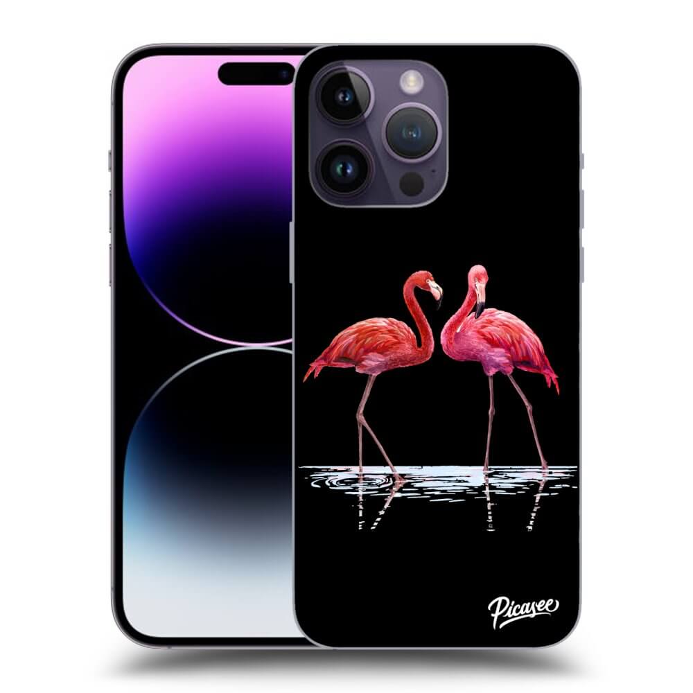 Picasee ULTIMATE CASE pro Apple iPhone 14 Pro Max - Flamingos couple