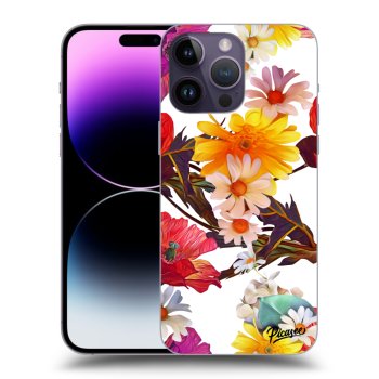 Picasee silikonowe przeźroczyste etui na Apple iPhone 14 Pro Max - Meadow