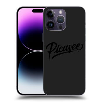 Picasee silikonowe czarne etui na Apple iPhone 14 Pro Max - Picasee - black