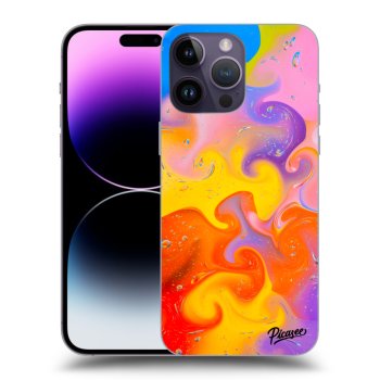 Picasee silikonowe przeźroczyste etui na Apple iPhone 14 Pro Max - Bubbles