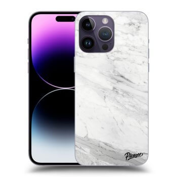Picasee ULTIMATE CASE pro Apple iPhone 14 Pro Max - White marble