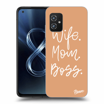 Picasee silikonowe przeźroczyste etui na Asus Zenfone 8 ZS590KS - Boss Mama