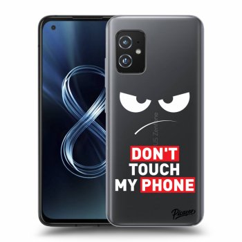 Etui na Asus Zenfone 8 ZS590KS - Angry Eyes - Transparent
