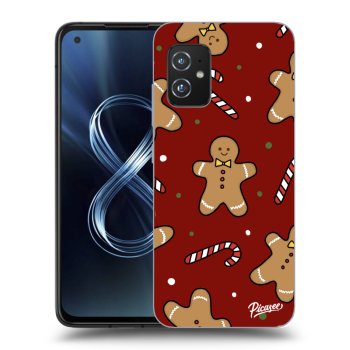 Picasee silikonowe przeźroczyste etui na Asus Zenfone 8 ZS590KS - Gingerbread 2