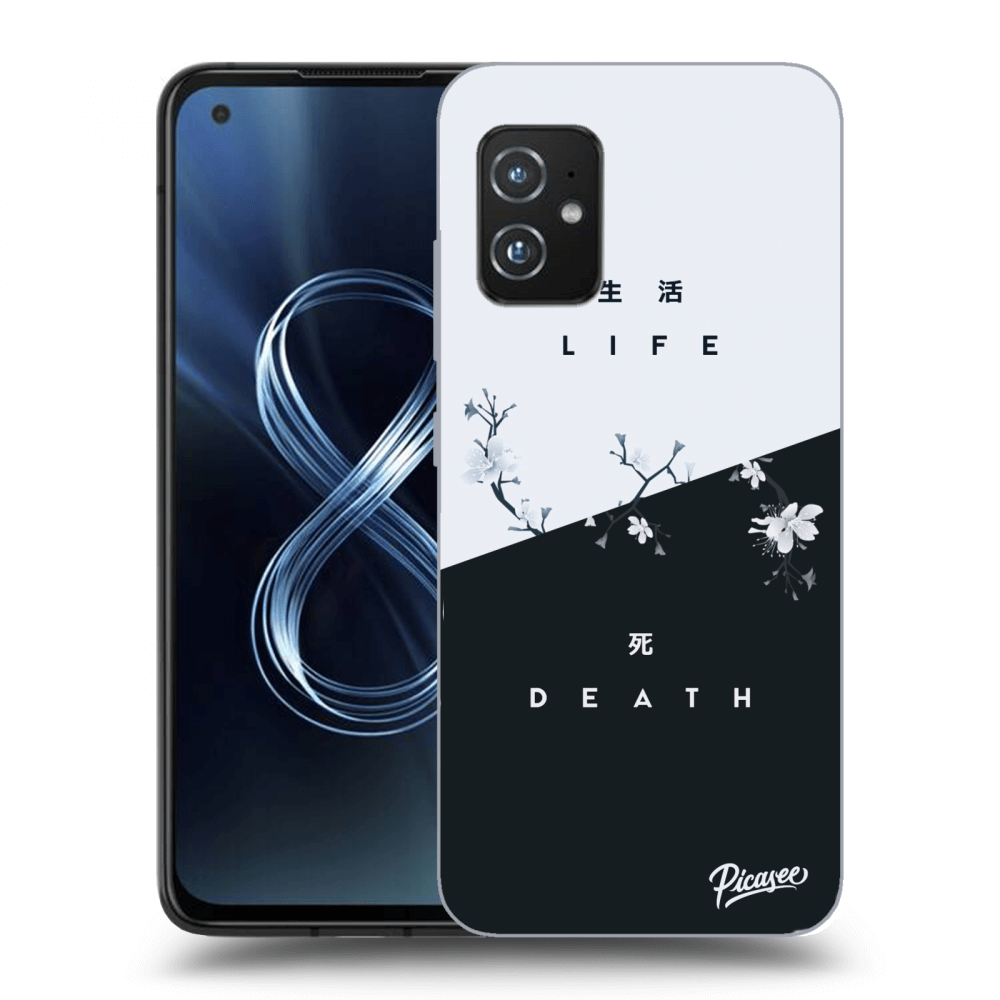 Picasee silikonowe przeźroczyste etui na Asus Zenfone 8 ZS590KS - Life - Death