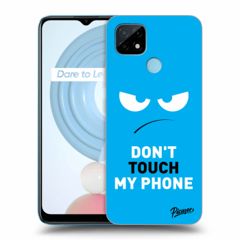 Etui na Realme C21Y - Angry Eyes - Blue