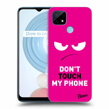 Picasee ULTIMATE CASE pro Realme C21Y - Angry Eyes - Pink