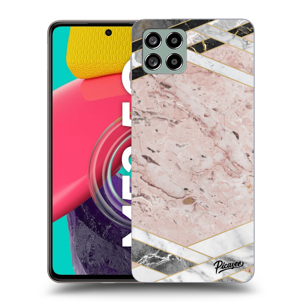 Picasee ULTIMATE CASE pro Samsung Galaxy M53 5G - Pink geometry