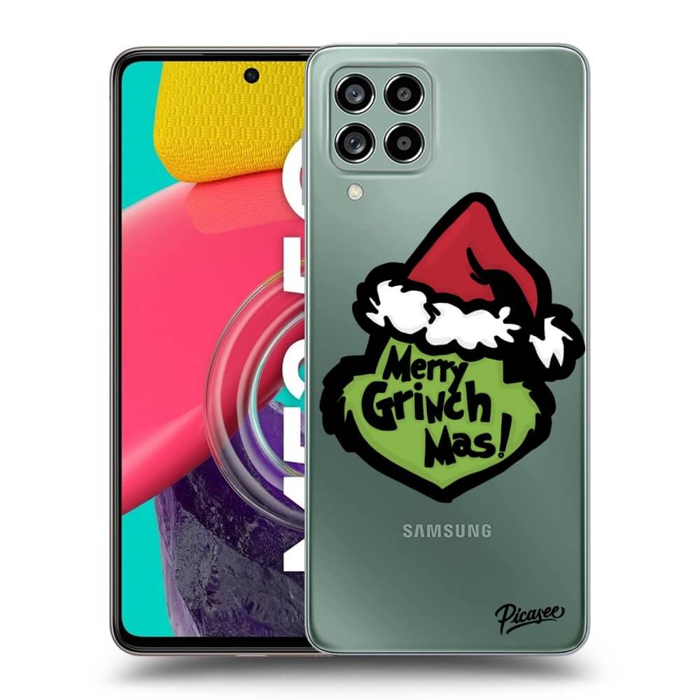 Picasee silikonowe przeźroczyste etui na Samsung Galaxy M53 5G - Grinch 2