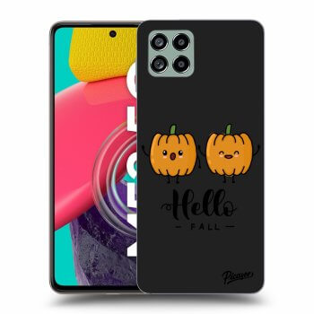 Picasee silikonowe czarne etui na Samsung Galaxy M53 5G - Hallo Fall