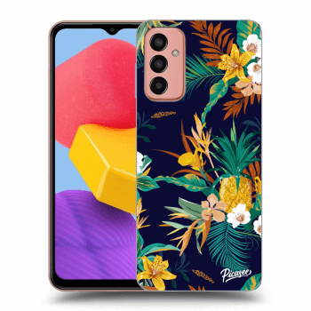 Picasee silikonowe przeźroczyste etui na Samsung Galaxy M13 M135F - Pineapple Color