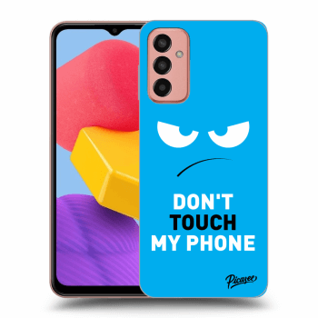 Etui na Samsung Galaxy M13 M135F - Angry Eyes - Blue