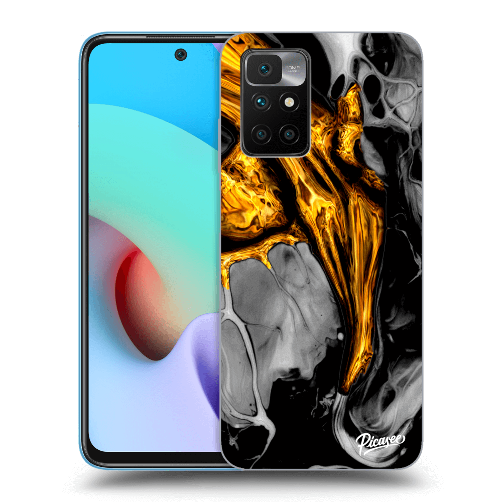 Picasee ULTIMATE CASE pro Xiaomi Redmi 10 (2022) - Black Gold