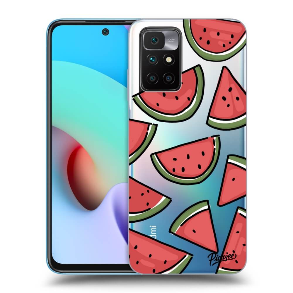 Picasee silikonowe przeźroczyste etui na Xiaomi Redmi 10 (2022) - Melone