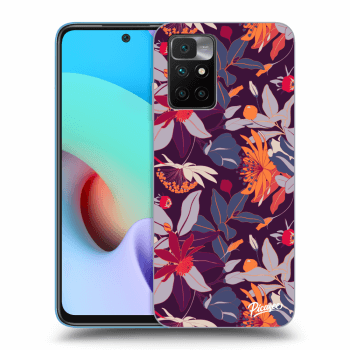 Etui na Xiaomi Redmi 10 (2022) - Purple Leaf