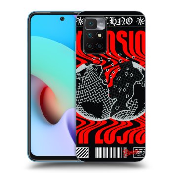 Picasee silikonowe czarne etui na Xiaomi Redmi 10 (2022) - EXPLOSION