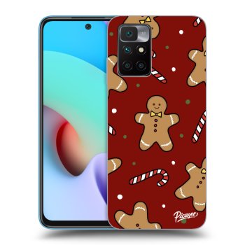 Picasee silikonowe czarne etui na Xiaomi Redmi 10 (2022) - Gingerbread 2
