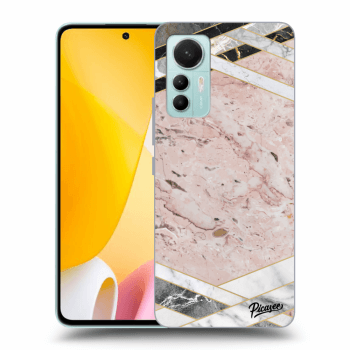 Etui na Xiaomi 12 Lite - Pink geometry