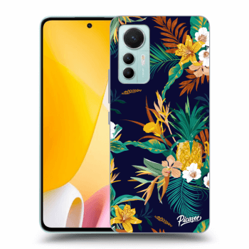 Picasee silikonowe przeźroczyste etui na Xiaomi 12 Lite - Pineapple Color