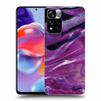 Etui na Xiaomi Redmi Note 11 Pro+ 5G - Purple glitter