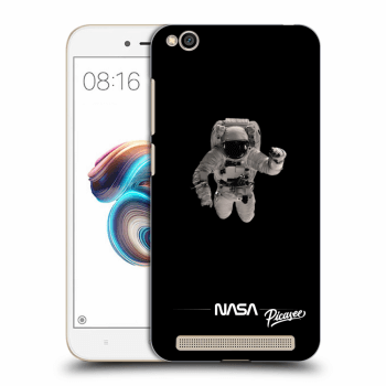 Picasee silikonowe czarne etui na Xiaomi Redmi 5A - Astronaut Minimal