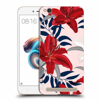 Etui na Xiaomi Redmi 5A - Red Lily