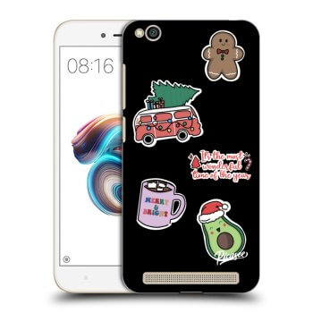 Etui na Xiaomi Redmi 5A - Christmas Stickers