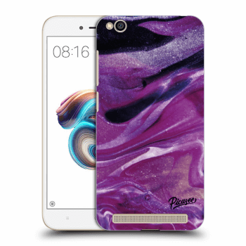 Etui na Xiaomi Redmi 5A - Purple glitter
