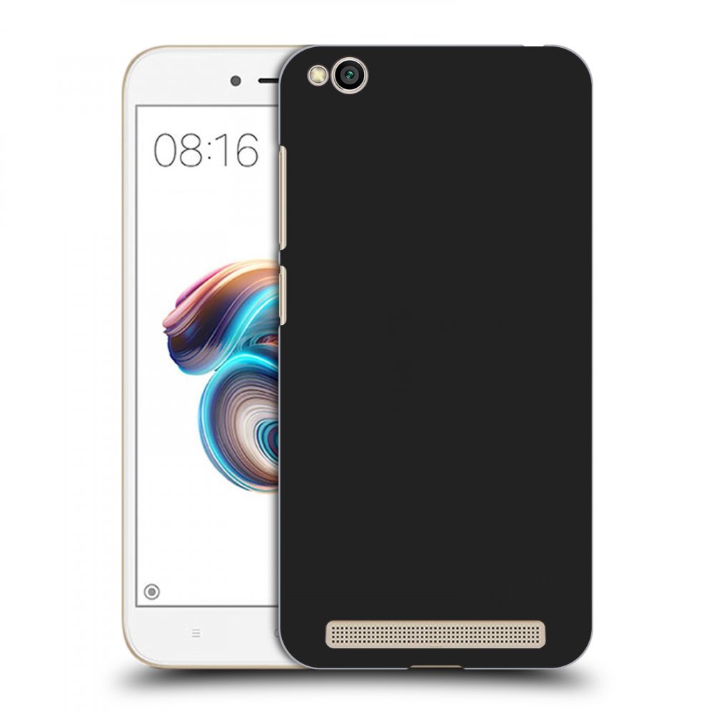 Picasee silikonowe czarne etui na Xiaomi Redmi 5A - Clear