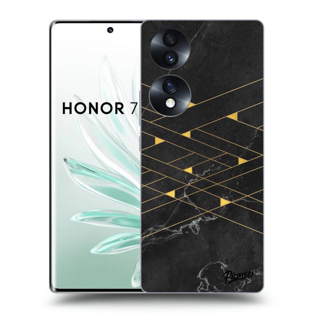 Picasee ULTIMATE CASE pro Honor 70 - Gold Minimal