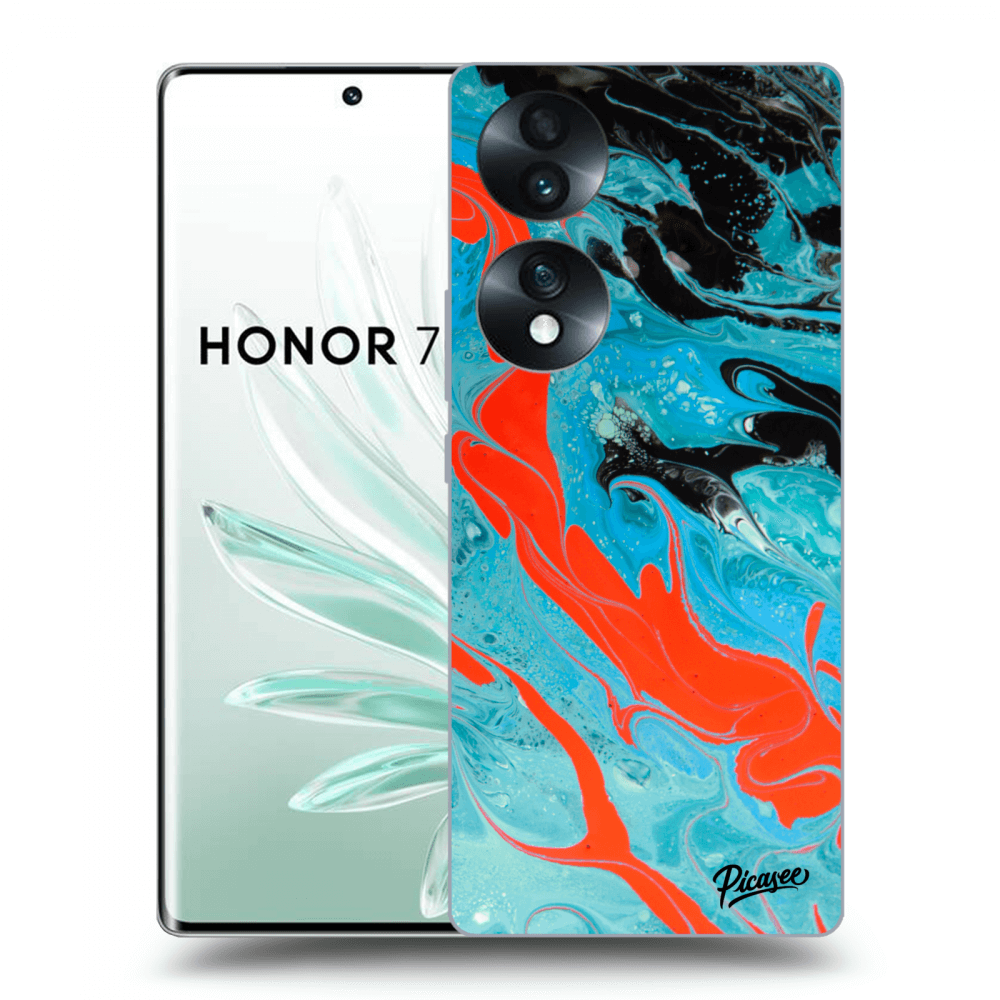 Picasee ULTIMATE CASE pro Honor 70 - Blue Magma