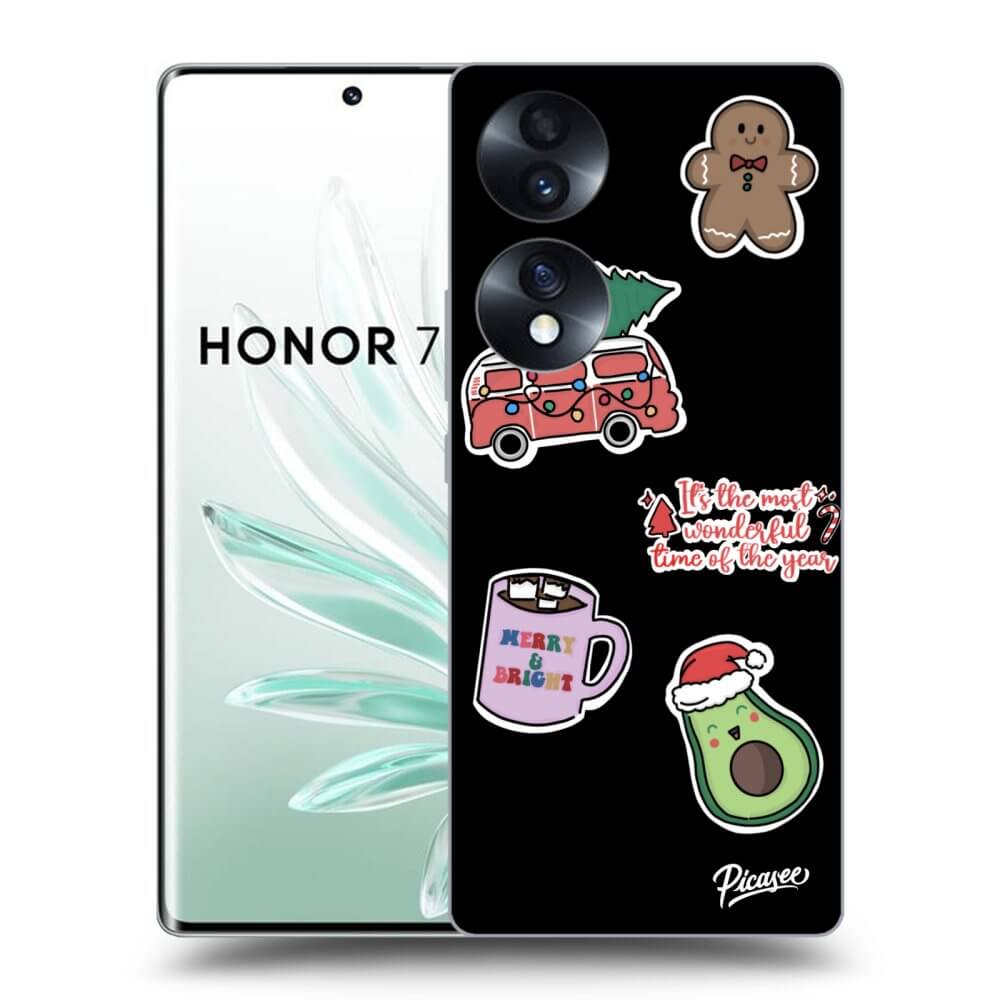 Picasee ULTIMATE CASE pro Honor 70 - Christmas Stickers