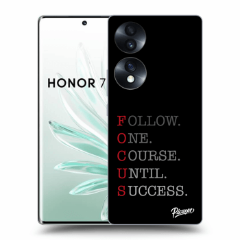 Picasee silikonowe przeźroczyste etui na Honor 70 - Focus
