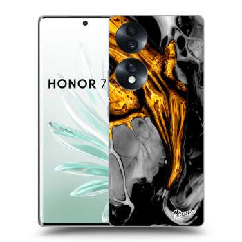 Etui na Honor 70 - Black Gold