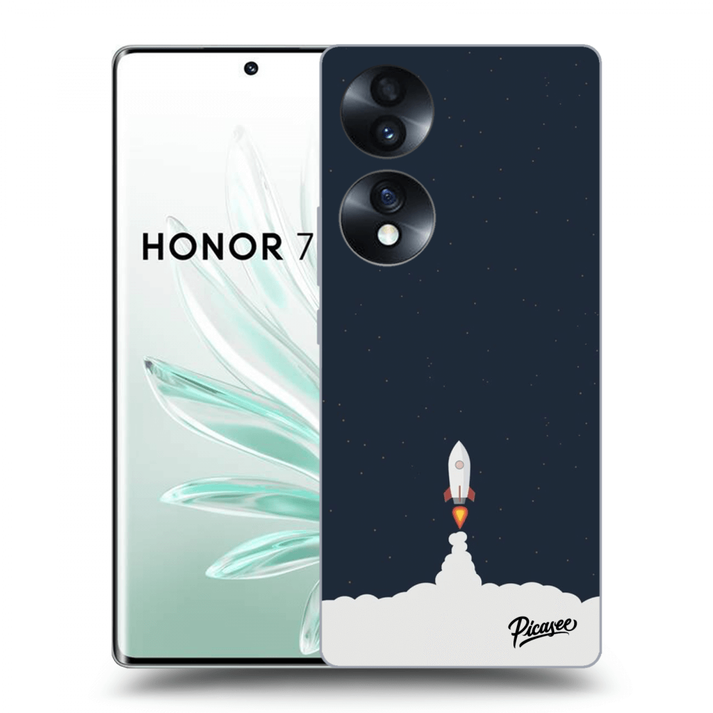 Picasee silikonowe przeźroczyste etui na Honor 70 - Astronaut 2