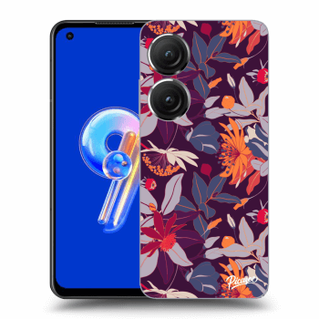 Etui na Asus Zenfone 9 - Purple Leaf