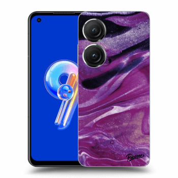 Etui na Asus Zenfone 9 - Purple glitter