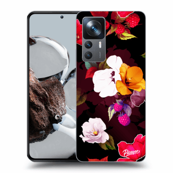 Etui na Xiaomi 12T Pro - Flowers and Berries