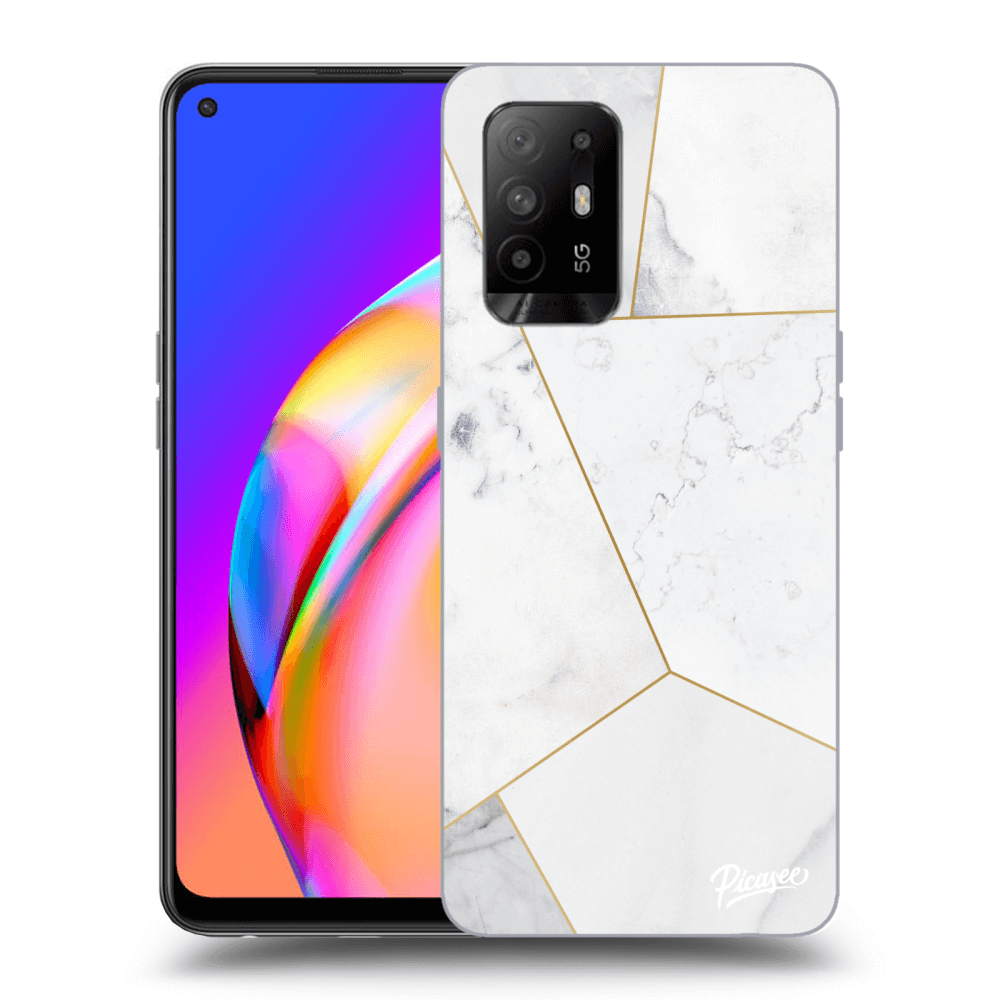 Picasee ULTIMATE CASE pro OPPO A94 5G - White tile