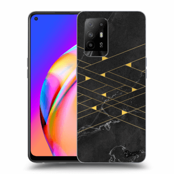 Etui na OPPO A94 5G - Gold Minimal