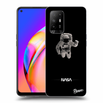 Picasee silikonowe przeźroczyste etui na OPPO A94 5G - Astronaut Minimal