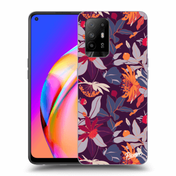 Picasee ULTIMATE CASE pro OPPO A94 5G - Purple Leaf