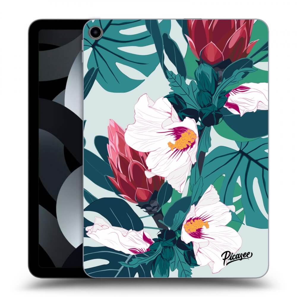Picasee silikonowe przeźroczyste etui na Apple iPad 10,9" 2022 (10.generace) - Rhododendron
