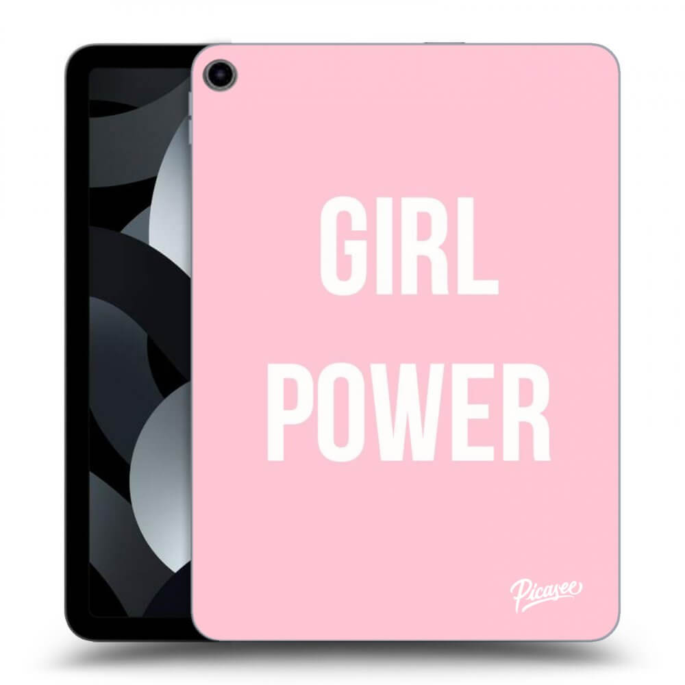 Picasee silikonowe czarne etui na Apple iPad 10,9" 2022 (10.generace) - Girl power