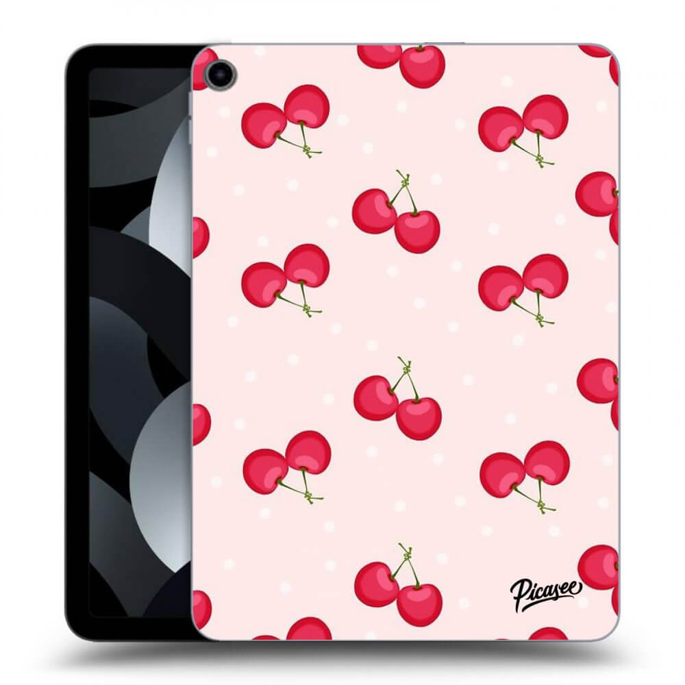 Picasee silikonowe czarne etui na Apple iPad 10,9" 2022 (10.generace) - Cherries