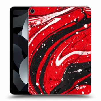 Picasee silikonowe przeźroczyste etui na Apple iPad 10,9" 2022 (10.generace) - Red black