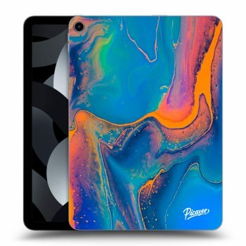Picasee silikonowe przeźroczyste etui na Apple iPad 10,9" 2022 (10.generace) - Rainbow