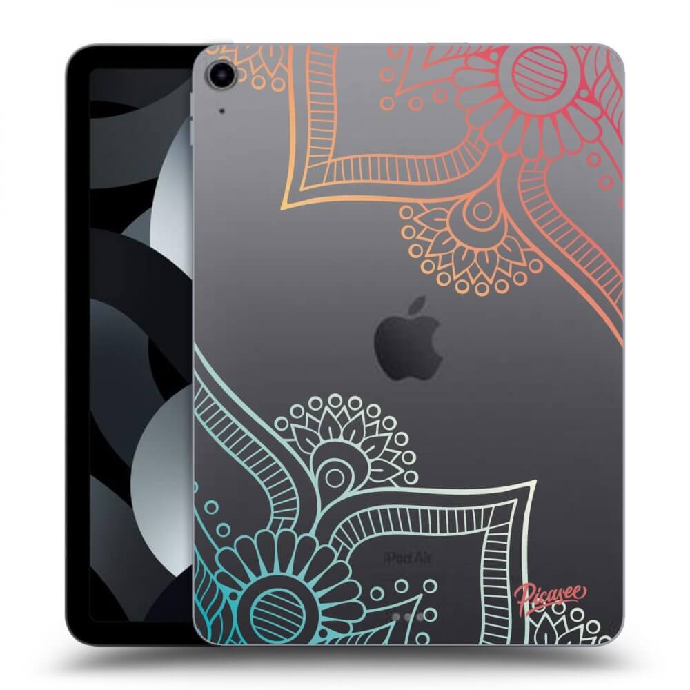 Picasee silikonowe przeźroczyste etui na Apple iPad 10,9" 2022 (10.generace) - Flowers pattern
